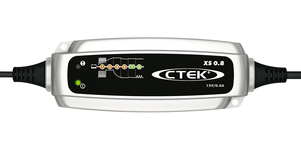 CTEK XS 0.8, Art. nr 56-707, för mindre batterier | ctek.com