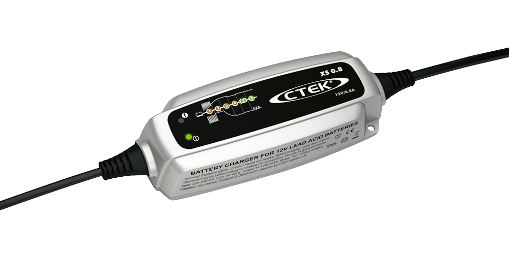 CTEK CTEK XS 0.8 12V BATTERY CHARGER Conditioner XS0.8 XS800 Car 1.2Ah-32Ah 56-833 4010699276897 