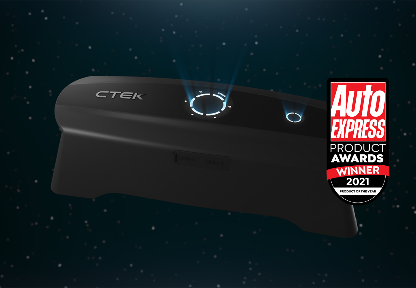 CTEK CS FREE Multi-functional 4-in-1 portable charger 12V with Adaptive Boost technology, part no. 40-462 - ctek.com