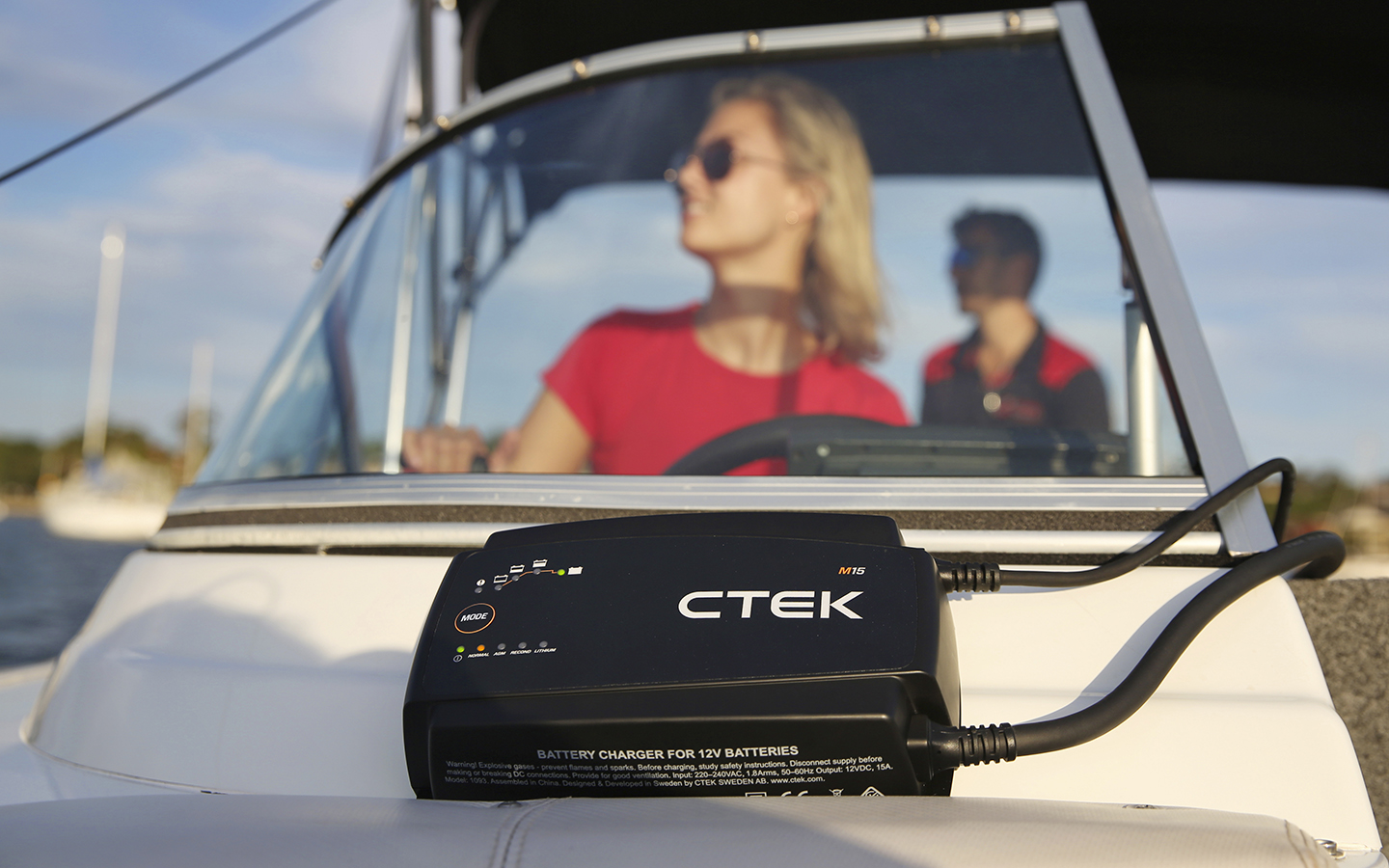 Regularly charging your boat batteries can extend battery life and most importantly won’t leave