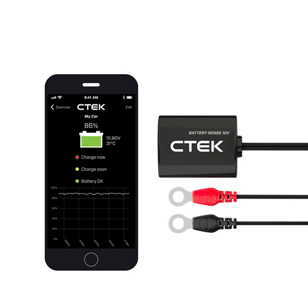 Battery monitor 12V App-enabled CTEK CTX Battery Sense Bluetooth Support 