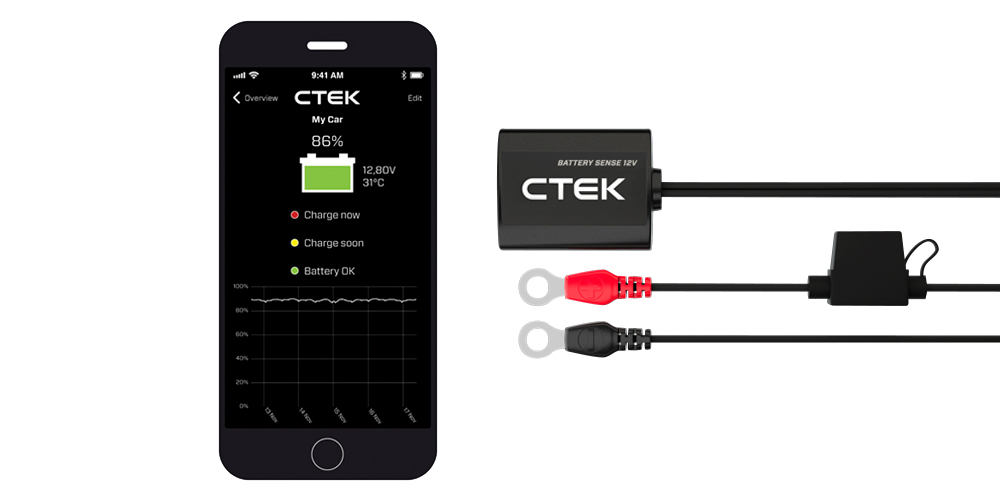 Charging status Display CTEK fixed installation length 150cm Typ2 New Version 289017 