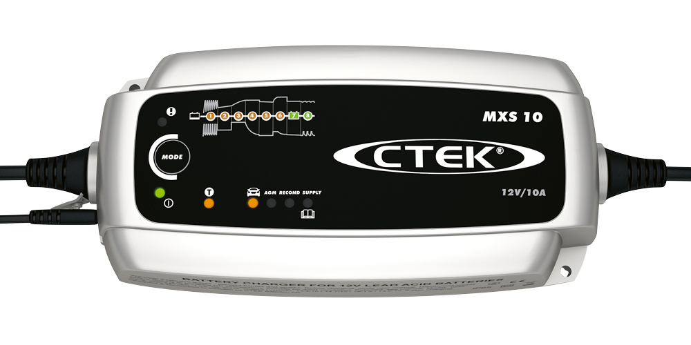 CTEK MXS 10 Battery Charger 12v for Large Batteries with high AH NUMBER mxs10 